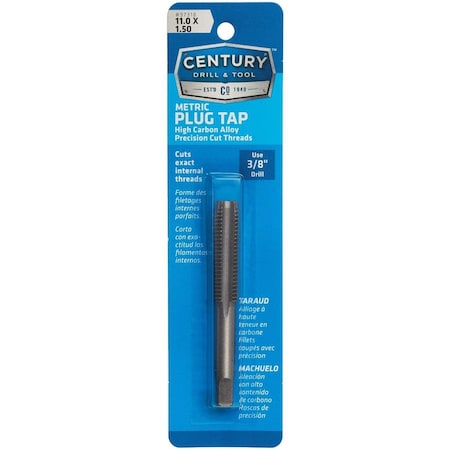 Century Drill & Tool Century Drill & Tool 11.0x1.50 Carbon Steel Metric Tap 97318